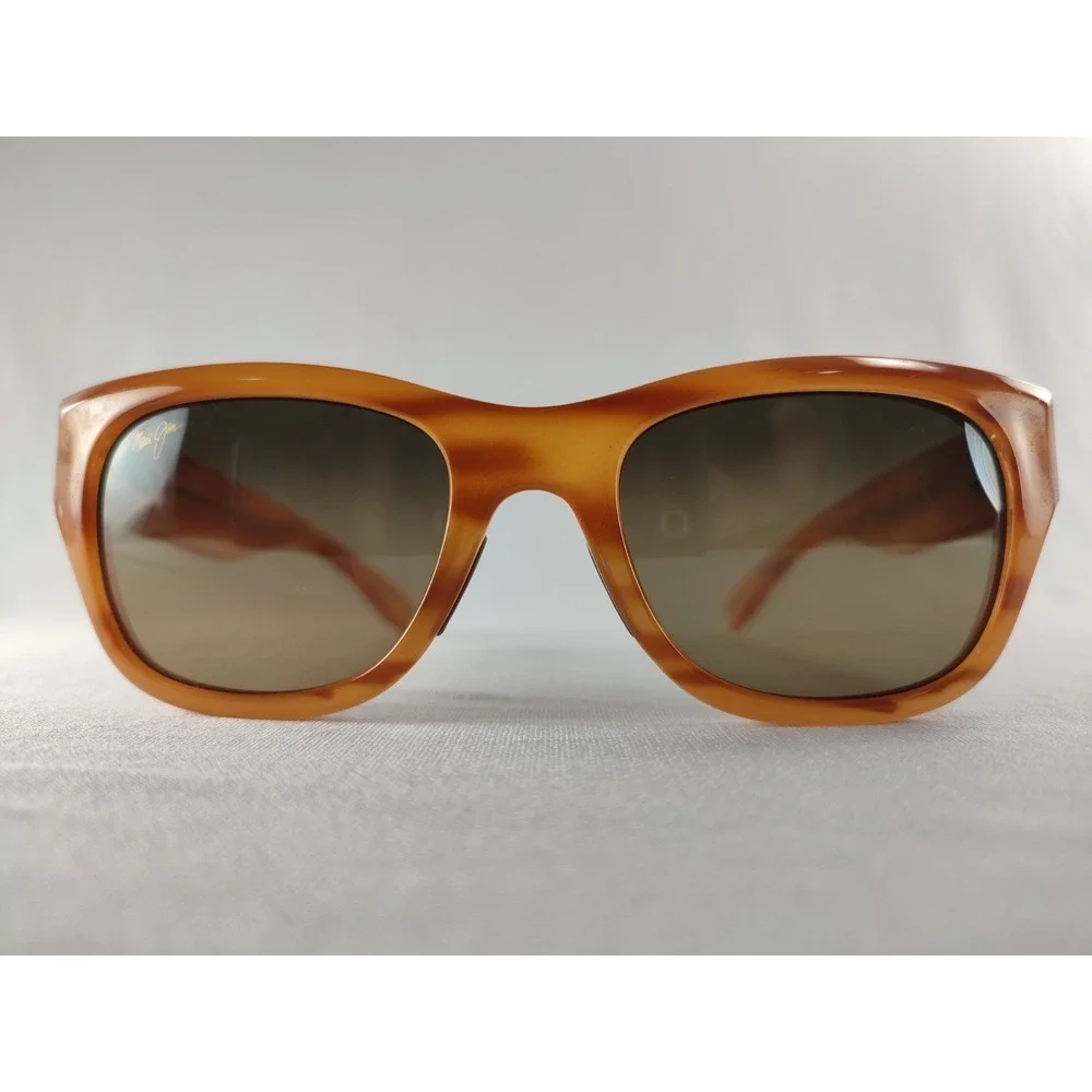 Maui Jim Kahoma MJ-285-21T Honey Amber Tortoise Polarized Sunglasses Case